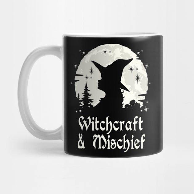 Wicca Witchcraft and Mischief by Tshirt Samurai